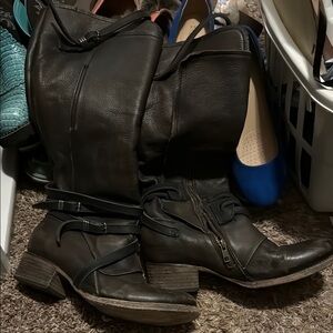 Freebird by Steven Dark Brown Combat Boots